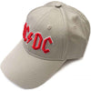 AC/DC Red Logo [Hat] by Rock Band Apparel