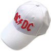 AC/DC Red Logo [Hat] by Rock Band Apparel