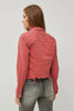 RISEN Full Size Raw Hem Button Up Cropped Denim Jacket Plus Size by Wild and Free Boutique