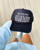 Be Your Own Sugar Daddy DTF Printed Black Trucker Hat by DoodleBug's