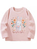 Children's Cute Rabbit Long Sleeve T-Shirt by Simply Love
