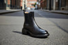 Women’s British-Style Chunky Heel Ankle Boots – Dr. Style Leather Booties for Fall & Winter by FitiqueFit