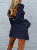 Elegant Backless Dress Round Neck Long Sleeve Mini Dress Stylish Party Girls Dress by Stevvex