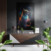 Cat Brushed Aluminum Dibond Wall Art by Insigneart USA