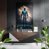 Man Brushed Aluminum Dibond Wall Art by Insigneart USA