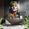 Marilyn Monroe Brushed Aluminum Dibond Wall Art by Insigneart USA