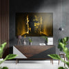 Revenge in His Eyes Brushed Aluminum Dibond Wall Art by Insigneart USA