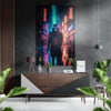 Cyberpunk Brushed Aluminum Dibond Wall Art by Insigneart USA
