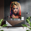 Harley Quinn Brushed Aluminum Dibond Wall Art by Insigneart USA