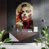 Marilyn Monroe Brushed Aluminum Dibond Wall Art by Insigneart USA