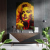 Marilyn Monroe Brushed Aluminum Dibond Wall Art by Insigneart USA