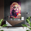 Marilyn Monroe Brushed Aluminum Dibond Wall Art by Insigneart USA