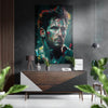 Messi Brushed Aluminum Dibond Wall Art by Insigneart USA
