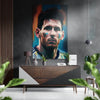 Messi Brushed Aluminum Dibond Wall Art by Insigneart USA