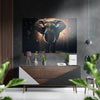 Elephant Brushed Aluminum Dibond Wall Art by Insigneart USA