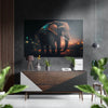 Elephant Brushed Aluminum Dibond Wall Art by Insigneart USA