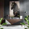Warrior's Horse Brushed Aluminum Dibond Wall Art by Insigneart USA