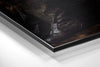 Batman in Throne Brushed Aluminum Dibond Wall Art by Insigneart USA