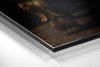 Elvis in Throne Brushed Aluminum Dibond Wall Art by Insigneart USA