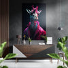 Cool Giraffe Brushed Aluminum Dibond Wall Art by Insigneart USA