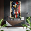 American Eagle Brushed Aluminum Dibond Wall Art by Insigneart USA