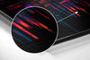 Abstract City Silhouette Brushed Aluminum Dibond Wall Art by Insigneart USA