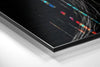 Woman in Lines Brushed Aluminum Dibond Wall Art by Insigneart USA