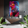 Woman Brushed Aluminum Dibond Wall Art by Insigneart USA