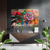 Gun and Roses Brushed Aluminum Dibond Wall Art by Insigneart USA