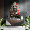 Kratos - God of War Brushed Aluminum Dibond Wall Art by Insigneart USA