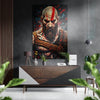 Kratos - God of War Brushed Aluminum Dibond Wall Art by Insigneart USA