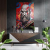 Kratos - God of War Brushed Aluminum Dibond Wall Art by Insigneart USA