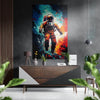 Astronaut Brushed Aluminum Dibond Wall Art by Insigneart USA