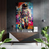 Astronaut Brushed Aluminum Dibond Wall Art by Insigneart USA