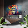 Wise Lion Brushed Aluminum Dibond Wall Art by Insigneart USA