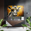 Happy Giraffe Brushed Aluminum Dibond Wall Art by Insigneart USA