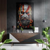 Kratos - God of War Brushed Aluminum Dibond Wall Art by Insigneart USA