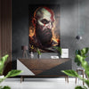Kratos - God of War Brushed Aluminum Dibond Wall Art by Insigneart USA
