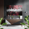 City Silhouette Brushed Aluminum Dibond Wall Art by Insigneart USA