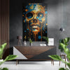 Skull Brushed Aluminum Dibond Wall Art by Insigneart USA