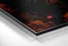 Lion in Flowers Brushed Aluminum Dibond Wall Art by Insigneart USA