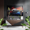 Starfighter Brushed Aluminum Dibond Wall Art by Insigneart USA