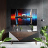 Starfighter Brushed Aluminum Dibond Wall Art by Insigneart USA