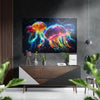 Jellyfish Brushed Aluminum Dibond Wall Art by Insigneart USA