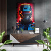 Robocop Brushed Aluminum Dibond Wall Art by Insigneart USA