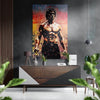 Jet Lee Brushed Aluminum Dibond Wall Art by Insigneart USA