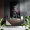Dog and Gun Brushed Aluminum Dibond Wall Art by Insigneart USA