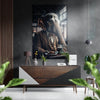 Elephant the Gentleman Brushed Aluminum Dibond Wall Art by Insigneart USA