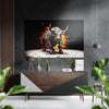 Bull Brushed Aluminum Dibond Wall Art by Insigneart USA