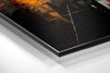 City at Night Brushed Aluminum Dibond Wall Art by Insigneart USA